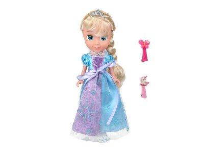 Кукла 25 см озвуч, Эльза, свет. амулет, руки и ноги сгиб, акс. 2 шт, в кор No name в кор.24шт 1-00475224_3