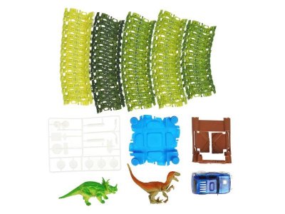 Трек гибкий динозавр свет, на бат.кор.28*23,5*9см ТЕХНОДРАЙВ в кор.2*24шт 1-00475230_2