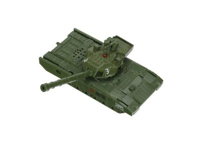 Модель металл свет-звук АРМАТА ТАНК Т-14 АРМИЯ РОССИИ 12 см, баш, инер, кор. Технопарк в кор.2*24шт 1-00475234_4