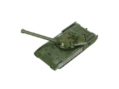 Модель металл свет-звук АРМАТА ТАНК Т-14 АРМИЯ РОССИИ 12 см, баш, инер, кор. Технопарк в кор.2*24шт 1-00475234_5