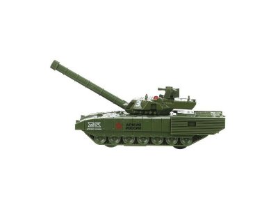 Модель металл свет-звук АРМАТА ТАНК Т-14 АРМИЯ РОССИИ 12 см, баш, инер, кор. Технопарк в кор.2*24шт 1-00475234_8