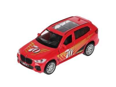 Машина металл свет-звук BMW X5 M-SPORT 12 см, двери, багаж, кор. Технопарк в кор.2*36шт 1-00475235_2