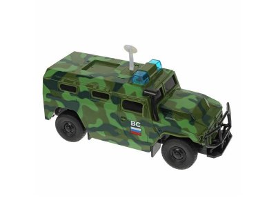 Машина пластик свет-звук АМН ВПК-233114 ВОЕННЫЙ 21 см, двери, инерц, кор. Технопарк в кор.2*18шт 1-00475240_3