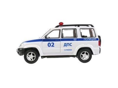 Машина пластик свет-звук УАЗ ПАТРИОТ 21см, отк.дв., багаж., инерц., кор. Технопарк в кор.36шт 1-00475241_7