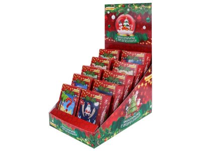 Пазл новогодний Milend Предсказания в картинках 24 элемента с предсказаниями мультиколор 100474267