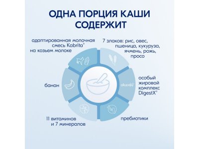 Каша Kabrita, 7 злаков на козьем молоке с бананом, 180 г 1-00105903_13