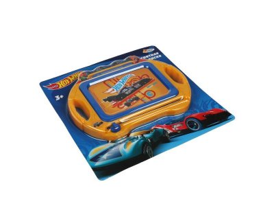 Доска для рисования ХОТ ВИЛС магнитная, 20*15см, ч/б поле ИГРАЕМ ВМЕСТЕ в кор.2*96шт 1-00475201_6