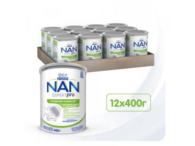 Смесь Nestle NAN молочная сухая Тройной комфорт, 400 г 1-00484041_15
