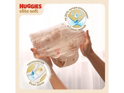 Подгузники-трусики Huggies Elite Soft 3 (6-11 кг), 48 шт. 1-00375844_16