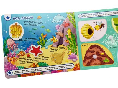 Книга Росмэн с липучками Кто где живет, кто что ест 1-00469480_6