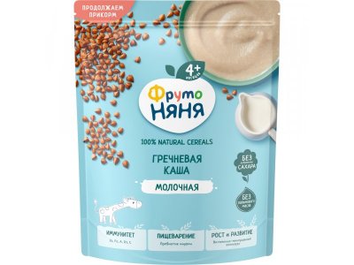 Каша молочная ФрутоНяня гречневая, 190г 100484969