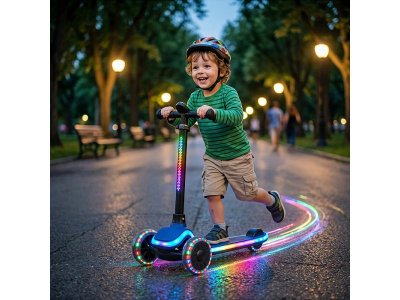 Самокат Rocket 3-х колесный с подсветкой колес 1-00483555_2