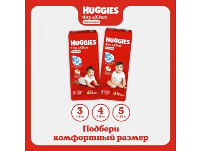 Подгузники Huggies Dry eXpert 5, 11-25 кг, 42шт. 1-00485116_8