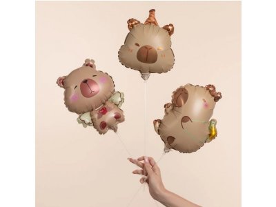Шар с клапаном 15'' Капибара с крылышками, 38см 1-00485082_2