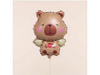 Шар с клапаном 15'' Капибара с крылышками, 38см 1-00485082_4