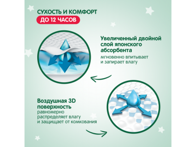 Подгузники-трусики YokoSun Premium M 6-10 кг, 48 шт 1-00485727_6