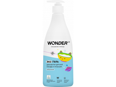 Экогель для мытья детской посуды и игрушек Wonder Lab Нейтральный 550 мл 1-00367802_2