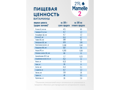 Смесь Mamelle с 2'FL 6-12 мес., 300г 1-00485810_4