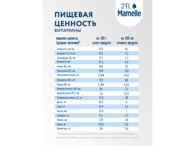 Смесь Mamelle с 2'FL 0-12 мес., 300г 1-00485812_7