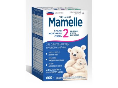 Смесь Mamelle с 2'FL 6-12 мес., 600г 100485814
