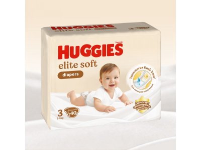 Подгузники Huggies Elite Soft 3 5-9 кг, 40 шт. 1-00212430_3