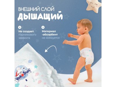 Подгузники-трусики YokoSun XXXL 20-30 кг, 24 шт 1-00485855_3