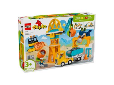 Конструктор Lego Duplo Стройплощадка и транспортные средства 3в1, 84дет., 10476 1-00485859_7