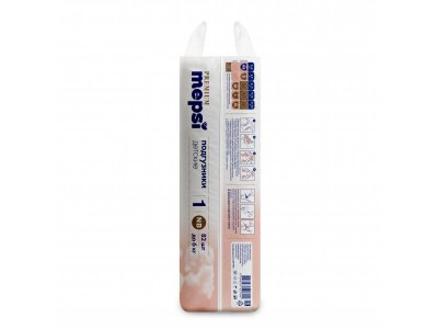 Подгузники Mepsi Premium размер NB до 6 кг, 82 шт 1-00464261_18