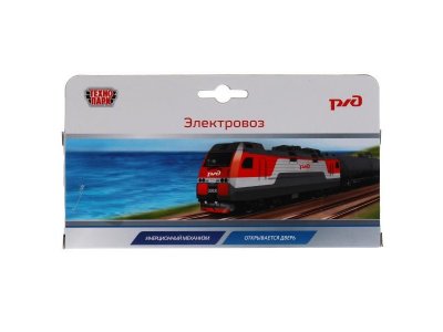 Модель Технопарк РЖД электровоз, металл, 15см 1-00485945_6