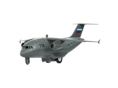 Модель Технопарк Самолет транспортный, металл, 20см 1-00485951_3