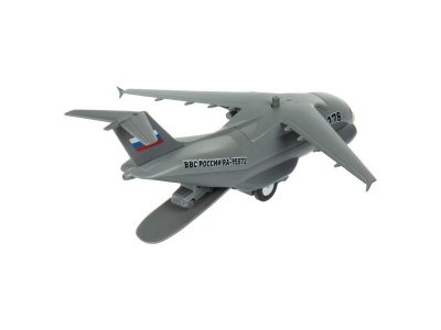 Модель Технопарк Самолет транспортный, металл, 20см 1-00485951_9