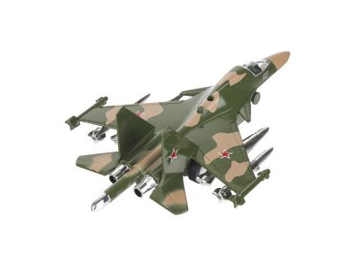 Модель Технопарк Истребитель, металл, 19,5см 1-00485952_6