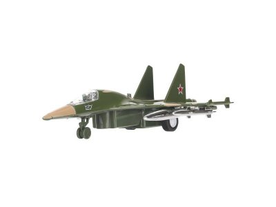Модель Технопарк Истребитель, металл, 19,5см 1-00485952_5