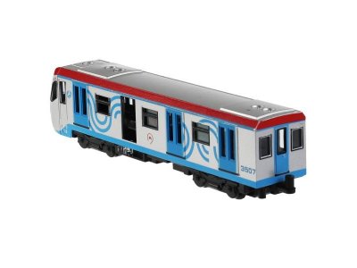 Модель Технопарк Вагон метро, металл свет/звук, 18,5см 1-00485964_4