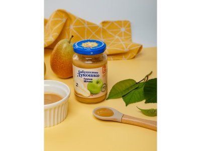 Пюре Бабушкино Лукошко Груша, яблоко 190 г 1-00243365_6