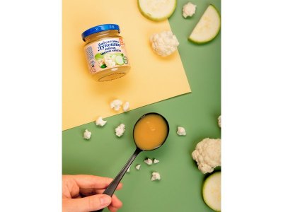 Пюре Бабушкино Лукошко Кабачок, цветная капуста, 100 г 1-00301313_7