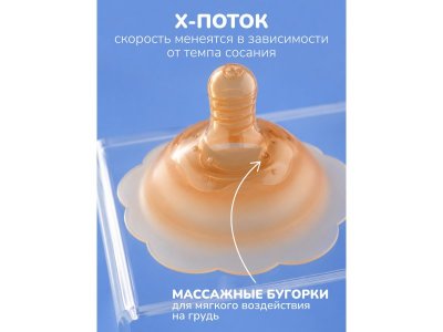 Накладка на грудь Lubby Mama для кормления, силикон, 1шт 1-00486884_9