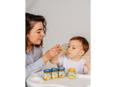 Пюре Бабушкино Лукошко Рагу овощное с индейкой 100 г 1-00000349_9