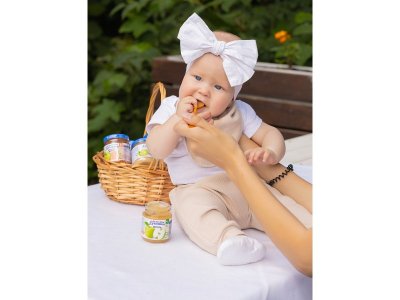 Пюре Бабушкино Лукошко Яблоко без сахара 100 г 1-00000361_3