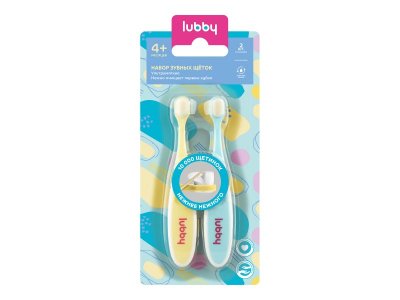 Набор зубных щёток Lubby, ультрамягкие, от 4 мес. 1-00487356_10