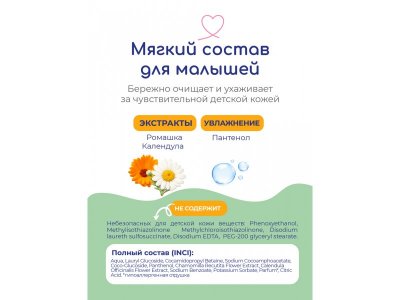 Гель Bebble для подмывания, с 0 мес., 400мл 1-00486864_12