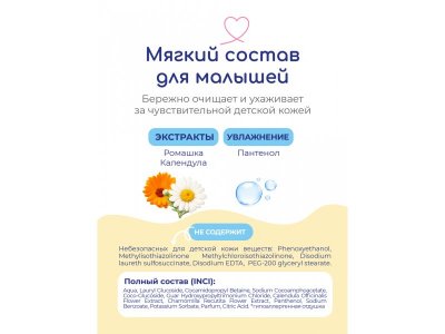 Шампунь Bebble для малышей, с 0 мес., 400мл 1-00486866_12