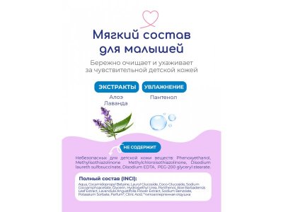 Пенка Bebble для подмывания, с 0 мес., 500мл 1-00486867_10