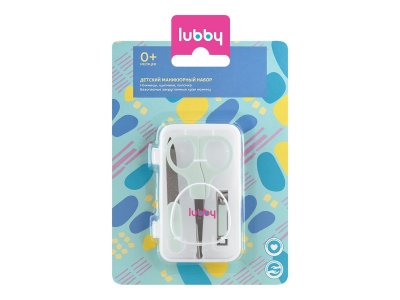 Набор маникюрный Lubby детский, ножницы, щипчики, пилка 1-00367099_8
