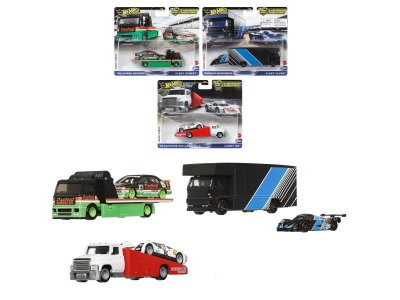 Набор игровой Hot Wheels Premium, 2 машинки Car Culture Team Transport - трейлер и машинка, металл 1 в ассорт. 100488272