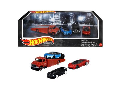 Набор игровой Hot Wheels Premium, 4 машинки Hyper Cars, металл 1:64 разноцветный 100488274