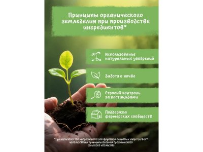 Звездочки Gerber Nutripuffs Organic рисово-пшеничные, банан, 35г 1-00488521_9