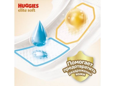 Подгузники Huggies Elite Soft 3 5-9 кг, 40 шт. 1-00212430_8