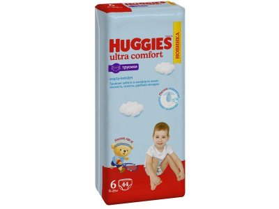 Подгузники-трусики Huggies Ultra Comfort 6  для мальчиков (15-25 кг) 44 шт. 1-00227195_6