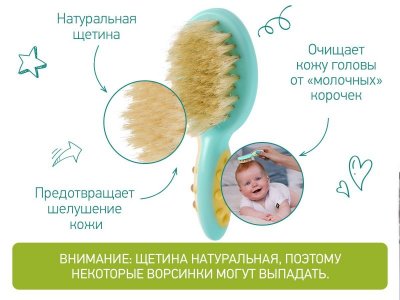 Набор для волос Roxy-Kids Расческа-щеточка детская с гребешком 1-00428369_5